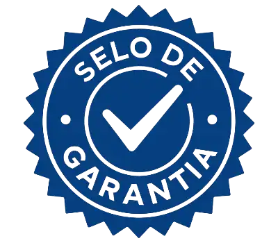 Ilustração de um escudo de segurança com um checkmark, rodeado por ícones de certificação.